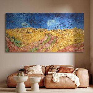 Tableau XXL - Vincent van Gogh – Wheatfield with Crows