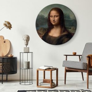 Tableau rond - Leonardo da Vinci – Mona Lisa