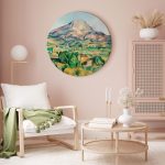Tableau rond - Paul Cézanne – Mont Sainte-Victoire