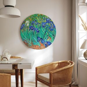 Tableau rond - Vincent Van Gogh - Irises