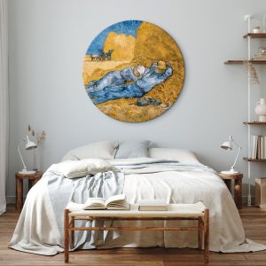 Tableau rond - Vincent van Gogh – Noon: Rest from Work