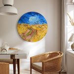 Tableau rond - Vincent van Gogh – Wheatfield With Crows