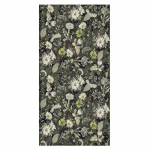 Tapisserie murale - Fragrant flowers and herbs - green
