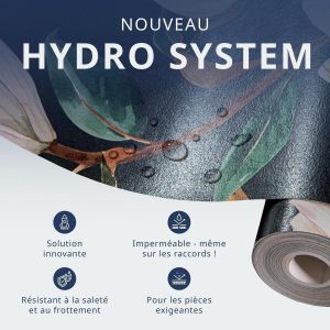 Tapisserie murale - Giraffe Pattern - colorful animal pattern in blue-pink spots