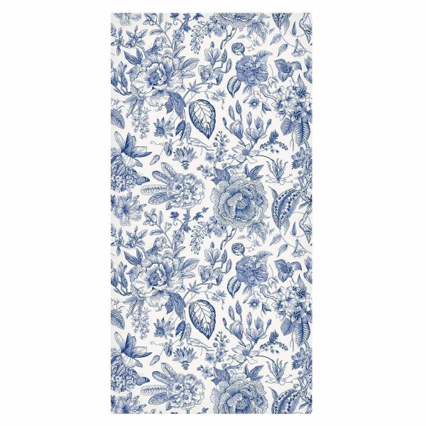 Tapisserie murale - Illustration with blue flowers