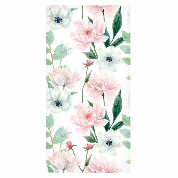 Tapisserie murale - Peonies on white background