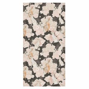 Tapisserie murale - White and beige hares