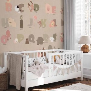 Papier peint - A Beige Alphabet