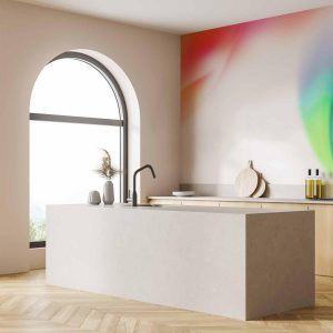 Papier peint - Abstraction - Strong Colors of Irregular Shapes - Multicolor