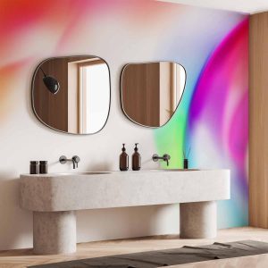 Papier peint - Abstraction - Strong Colors of Irregular Shapes - Multicolor