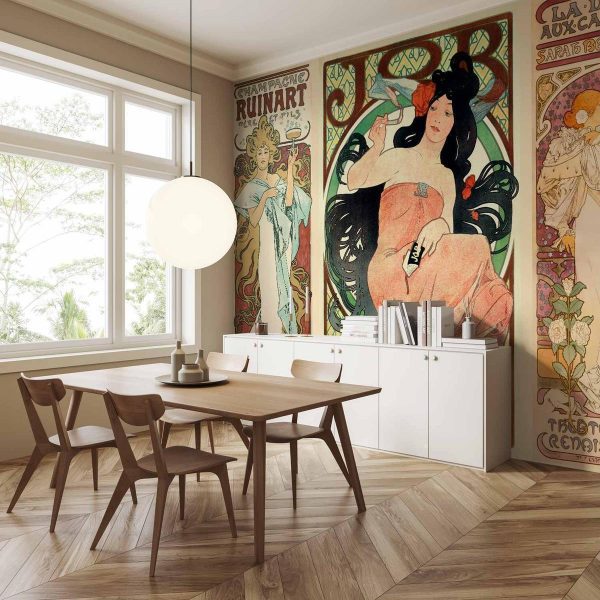 Papier peint - Alphonse Mucha Women's