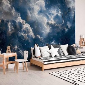 Papier peint - Astronomical Wonders: Clouds and Stars in Harmonious Combination