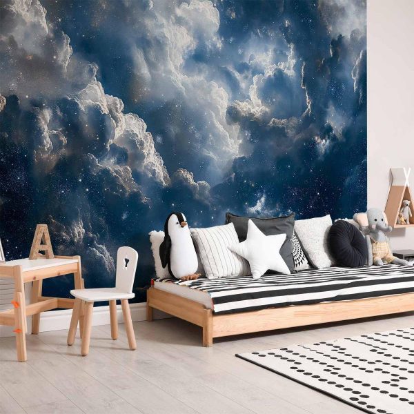 Papier peint - Astronomical Wonders: Clouds and Stars in Harmonious Combination