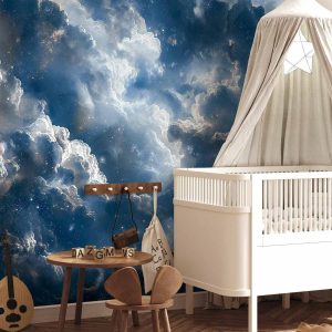 Papier peint - Astronomical Wonders: Clouds and Stars in Harmonious Combination