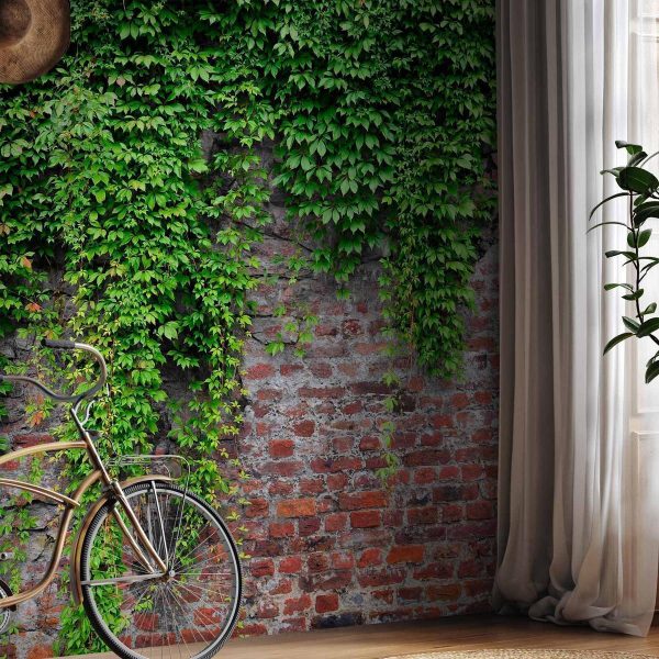 Papier peint - Brick and ivy