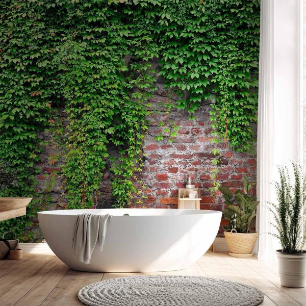 Papier peint - Brick and ivy
