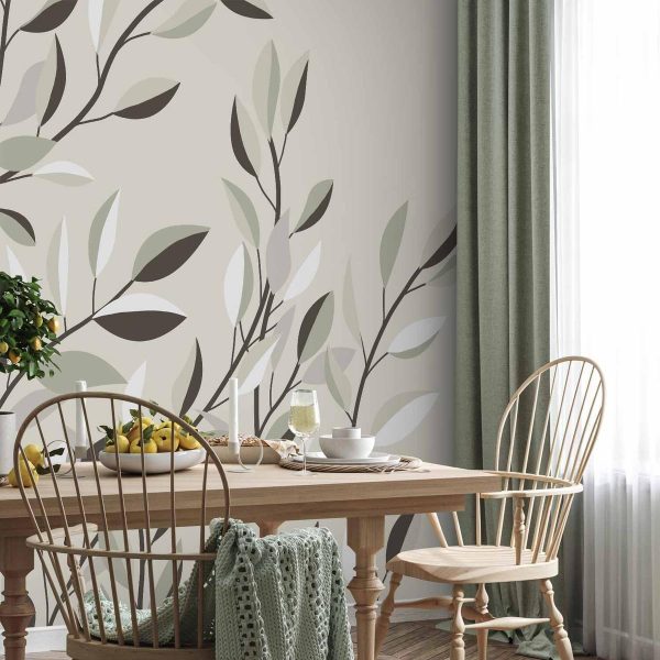 Papier peint - Climbing Leaves - First Variant