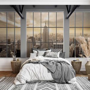 Papier peint - Clouds over New York City