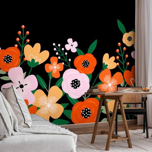 Papier peint - Colorful Bloom - Second Variant