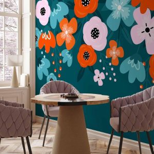 Papier peint - Colorful Bloom - Third Variant