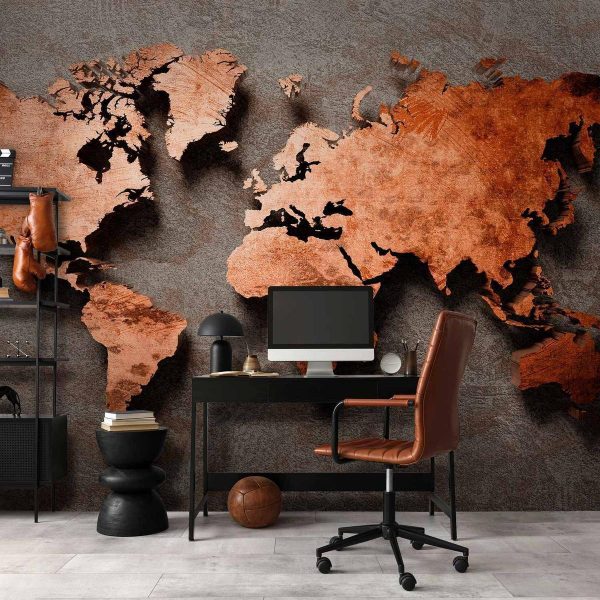 Papier peint - Copper Map