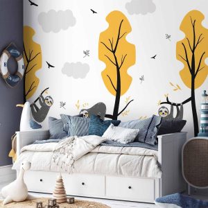 Papier peint - Cute Sloths