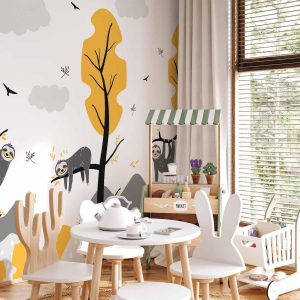 Papier peint - Cute Sloths