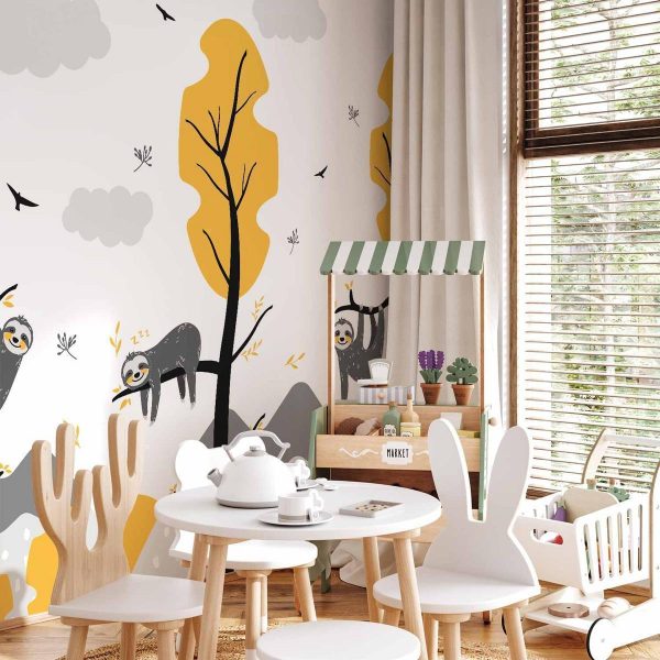 Papier peint - Cute Sloths