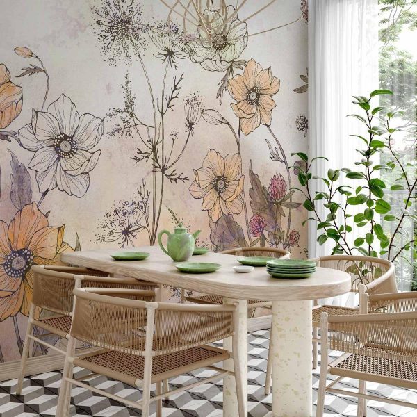 Papier peint - Day in the Meadow - First Variant