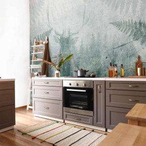 Papier peint - Deer in Ferns - Third Variant