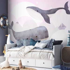 Papier peint - Dream Of Whales - Second Variant