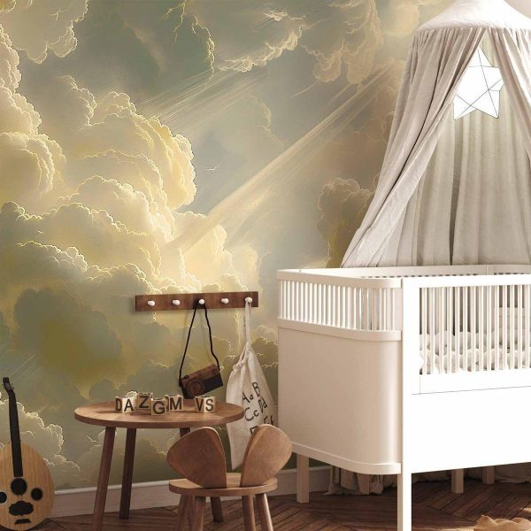 Papier peint - Enchanting Play of Colors Against a Backdrop of Clouds