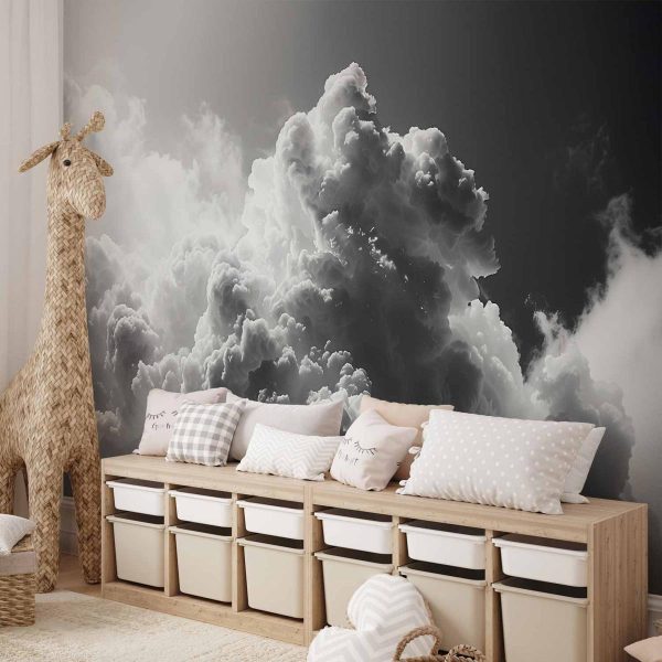 Papier peint - Extraordinary Phenomenon: The Sun Illuminating Dark Clouds