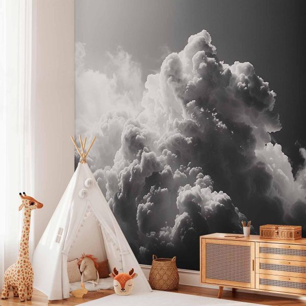 Papier peint - Extraordinary Phenomenon: The Sun Illuminating Dark Clouds