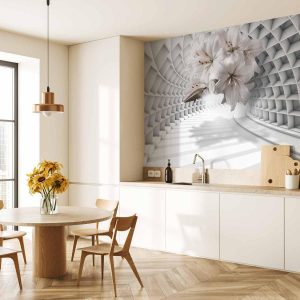 Papier peint - Flowers in the Tunnel