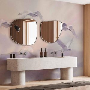 Papier peint - Flying Swans