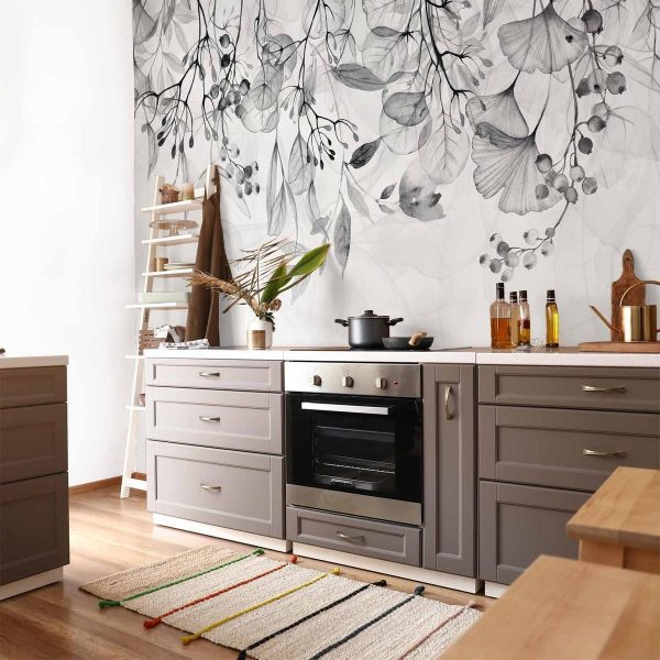 Papier peint - Foggy Nature - Grey