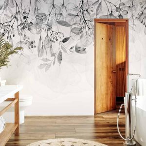 Papier peint - Foggy Nature - Grey