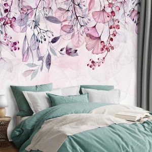 Papier peint - Foggy Nature - Pink