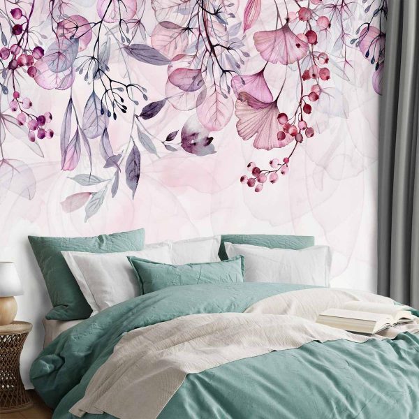 Papier peint - Foggy Nature - Pink