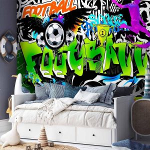 Papier peint - Football Graffiti