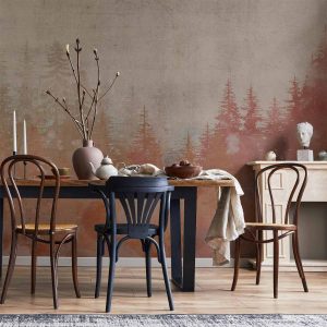 Papier peint - Forest at Sunset