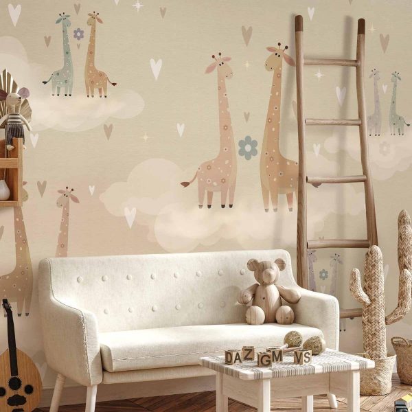 Papier peint - Giraffes in Love