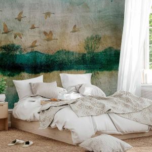 Papier peint - Golden Ducks