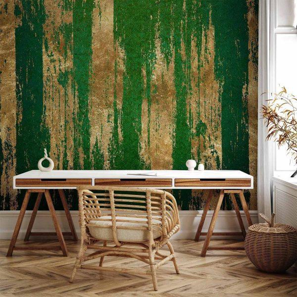 Papier peint - Golden-Green Expression