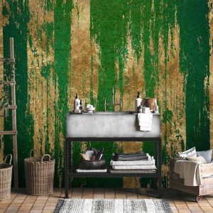 Papier peint - Golden-Green Expression
