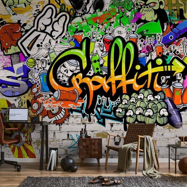 Papier peint - Graffiti on the Wall
