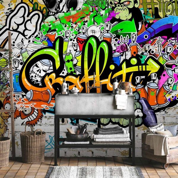 Papier peint - Graffiti on the Wall