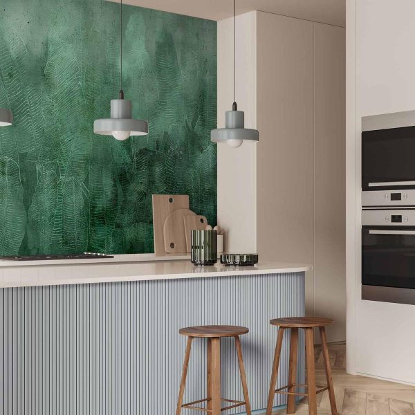 Papier peint - Green Banana Leaves