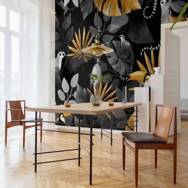 Papier peint - Happy lemurs